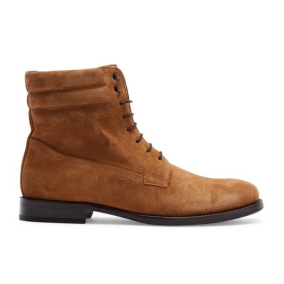 Bacco Bucci Cesc II Lace-Up Suede Boot Tan 7.5 main image 7